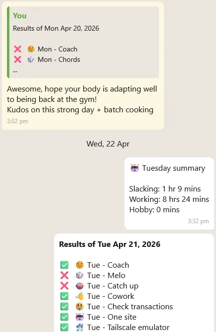 Time tracking integration