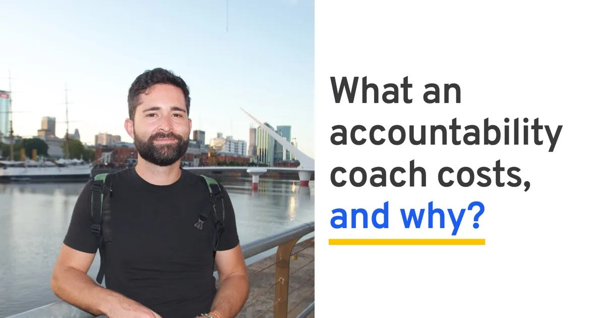 How Much Does an Accountability Coach Cost? Real Numbers, Including Ours